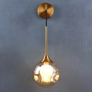 Modern LED Glass Ball Wall Lamp for Bedroom and Living Room