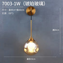 Modern LED Glass Ball Wall Lamp for Bedroom and Living Room
